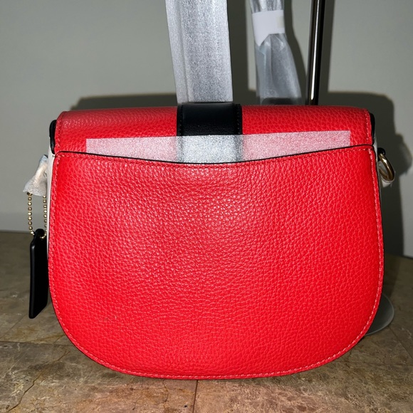 Coach Georgie Saddle Bag In Colorblock - Picture 15 of 15